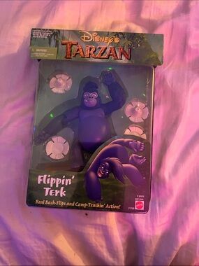Disney Purple Tarzan Flippin' Terk Action Figure